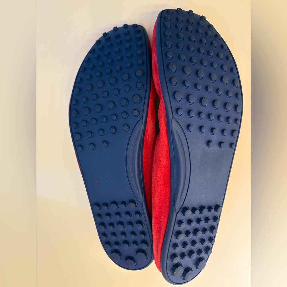 NUR ITALY The VALENTINA - NAPPA
Leather Foldable Ballerina Flats Red Size 39/8.5 - Picture 9 of 10